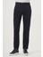 Erkek Lacivert Yazlık Pamuk Yan Cep Slim Fit Chino Pantolon 2