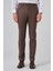 Erkek Kahve Klasik Slim Fit Dar Kesim Pantolon 2
