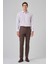 Erkek Kahve Klasik Slim Fit Dar Kesim Pantolon 3