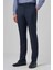 Erkek Koyu Lacivert Klasik Slim Fit Dar Kesim Pantolon 1
