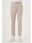 Erkek Bej Yazlık Pamuk Yan Cep Slim Fit Chino Pantolon 1