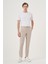 Erkek Bej Yazlık Pamuk Yan Cep Slim Fit Chino Pantolon 4