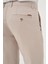 Erkek Bej Yazlık Pamuk Yan Cep Slim Fit Chino Pantolon 5