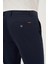Erkek Lacivert Yazlık Pamuk Yan Cep Slim Fit Chino Pantolon 4