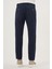 Erkek Lacivert Yazlık Pamuk Yan Cep Slim Fit Chino Pantolon 5