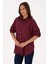 Kadın Plum Gömlek Desenli 50308768-VR177 3