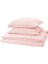 Çift kişilik nevresim seti, uçuk pembe, 240x220/50x60 cm 1
