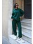 Regular Fit 2'li Takım Sweatshirt Beli Lastikli Jogger Eşofman Altı 5