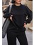 Regular Fit 2'li Takım Sweatshirt Beli Lastikli Jogger Eşofman Altı 4