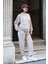 Regular Fit 2'li Takım Sweatshirt Beli Lastikli Jogger Eşofman Altı 5