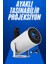 Msa-Shop Taşınabilir Projeksiyon Ayaklı Projektör Android Uyumlu HDMI Girişli 2