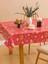 Yılbaşı Temalı Masa Örtüsü 140X140 cm (W5) 1