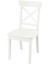 Ahşap sandalye, beyaz 1