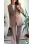 Kadın Özel Dikim Camel Ceket Pantolon Takım 1