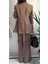 Kadın Özel Dikim Camel Ceket Pantolon Takım 2