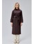 Acı Kahve Oversize Kuşaklı Trençkot 2