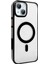 Msa-Shop Joko Iphone 15 Gleam Pc Sert Magsafe Kılıf - Şeffaf-Siyah 1