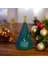 Ceresshop Yılbaşı Çam Ağacı Mumluk – Işıklı Dekoratif Tealight Yeşil 2