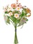 Yapay buket, pembe-beyaz, 60 cm, iç-dış mekan 1