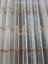 Liora Gold Şeritli Tül Perde (1x2 Pile) 2