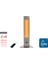 Single x Karbon Serisi IP65 Suya-Toza Dayanıklı 2300 W Bej Uzaktan Kumandalı Iç/dış Mekan Isıtıcı 1