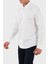 Pamuklu Slim Fit Düğmeli Yaka Uzun Kollu Gömlek Erkek Gömlek 50545227 100 6