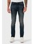 Streç Pamuklu Slim Fit Normal Bel Dar Paça Jeans Erkek Kot Pantolon 50547248 425 6