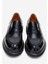 Erkek Kalın Taban Loafer Gerçek Deri Fr 244453 Siyah 5