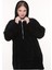 Wellsoft Kadın Sweatshirt - Kışlık Kadın Siyah Sweatshirt Peluş 2