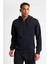 Erkek Fermuarlı Kapüşonlu Sweatshirt 25S-1263-25N 1