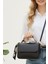 Kadın Siyah Fularlı El Çantası 3