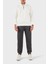 Tamamen Jakarlı Relaxed Fit Lastikli Paça Jogger Pantolon Erkek Pantolon XM001356 AF16259 F8039 2