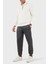 Tamamen Jakarlı Relaxed Fit Lastikli Paça Jogger Pantolon Erkek Pantolon XM001356 AF16259 F8039 4