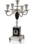 Ramones 5 Kollu Silver Şamdan 23.5 x 23.5 x 49 cm 1