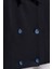 Kadın Lacivert Apolet Detaylı Crop Blazer 3