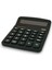 DX-837B Güneş Enerjili ve Pilli Siyah Hesap Makinesi 12 Haneli 1
