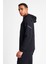 Erkek Fermuarlı Kapüşonlu Sweatshirt 25N-1101 2