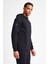 Erkek Fermuarlı Kapüşonlu Sweatshirt 25N-1101 3
