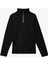 Uzun Reglan Kollu Dik Yaka Yarım Fermuarlı Spor Sweatshirt 1