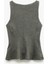 Slim Fit Kayık Yuvarlak Yaka Kolsuz Peplum Bluz 1