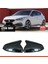 Seat Leon 2021- Sonrası Uyumlu Parlak Siyah Batman Ayna Kapağı 1