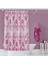 Banyo Perdesi 2224 2X100X200, Perde Borusu Askı Aparatı Köşe Boru Beyaz Hediyeli, Duş Perdesi Seti 2