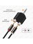 Stereo Ses Konektörü 3.5 mm Erkek Jak - 2 Rca (R+L) Dişi Ayırıcı Adaptör 2