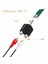 Stereo Ses Konektörü 3.5 mm Erkek Jak - 2 Rca (R+L) Dişi Ayırıcı Adaptör 4