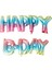 happy b.day gökkuşağı set folyo balon 1