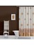 Banyo Perdesi 4860 2X110X200, Perde Borusu Askı Aparatı Köşe Boru Beyaz Hediyeli, Duş Perdesi Seti 2