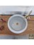 Marmara Gri Bombeli Mermer Lavabo 2