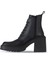 Siyah Deri Kadın Topuklu Bot 01WV5401 01WV5401 3