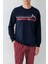 Uzun Kol Çizgili Erkek Pijama Takım 3648 2
