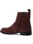 Bordo Süet Kadın Düz Bot 01WV8603 01WV8603 5